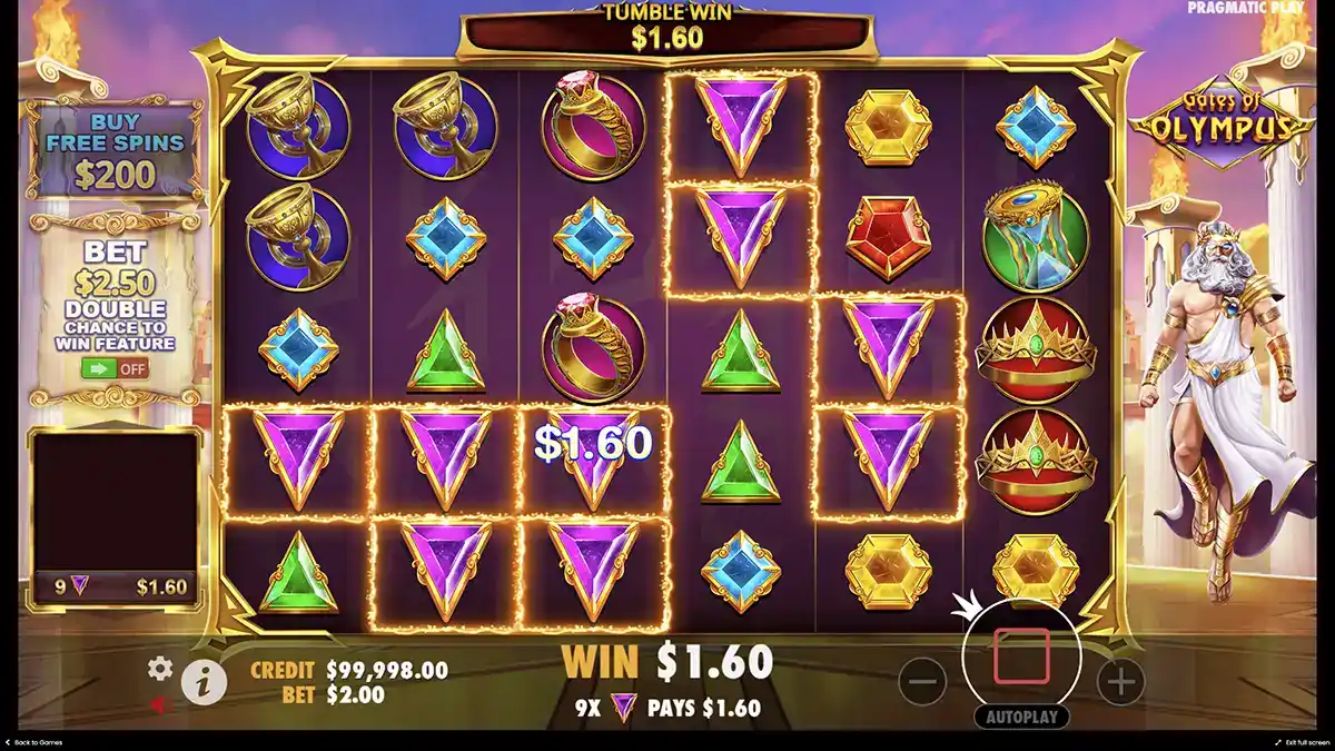 Gates of Olympus'ta Kazanın