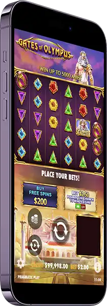 Gates of Olympus'u telefonunuzda oynayın